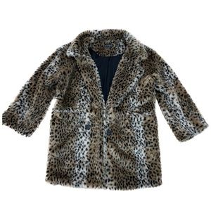 Rare Brandy Melville Faux Fur Cheetah Jacket | Faux Fur Leopard Jacket